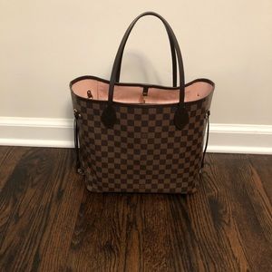 Louis Vuitton Neverfull MM Damier Ebene Rose
